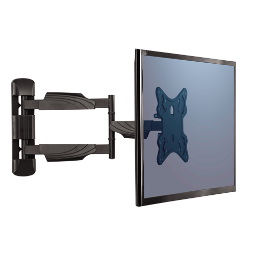 Fellowes Full Motion TV Wall Mount 35kg Black