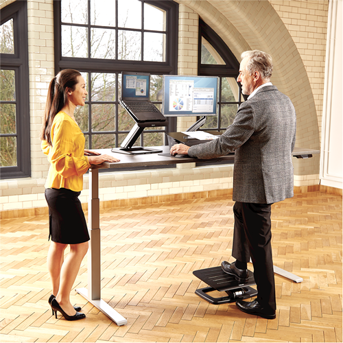 Fellowes Hana Foot Support 2 Heights Black