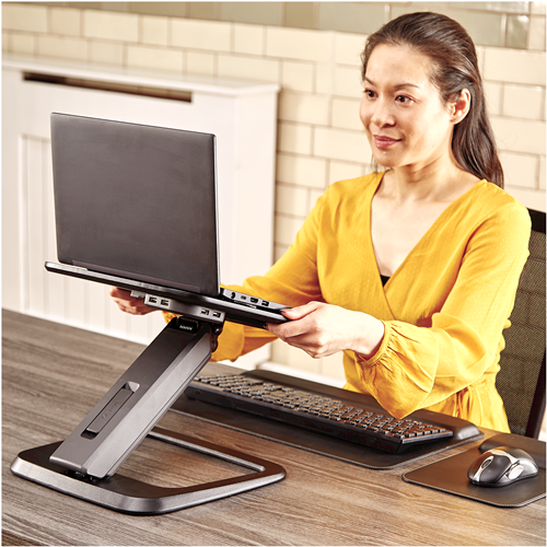 Fellowes Hana Laptop Riser USB 4.5kg Black