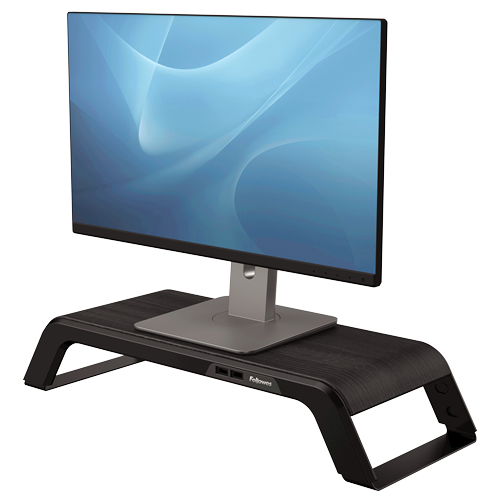 Fellowes Hana Monitor Riser USB 22.6kg Black