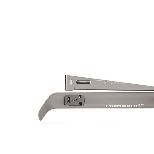 Fellowes LX820 Stapler with Microban 20 Sheets Full-Strip White