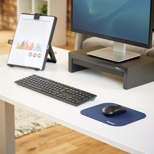Fellowes Mouse Pad Blue 232 x 199mm Polyester