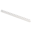 Fellowes Plastic Binding Combs 21 Ring 10mm Round White Pack 100
