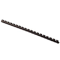Fellowes Plastic Binding Combs 21 Ring 6mm Round Black Pack 100