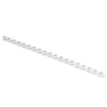 Fellowes Plastic Binding Combs 21 Ring 6mm Round White Pack 100
