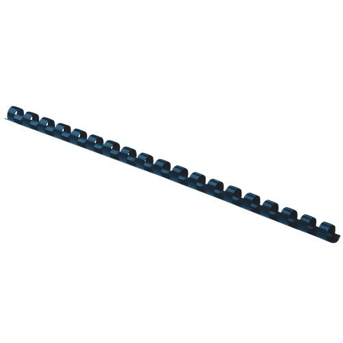 Fellowes Plastic Binding Combs 21 Ring 8mm Round Blue Pack 100