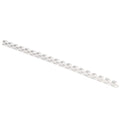 Fellowes Plastic Binding Combs 21 Ring 8mm Round White Pack 100