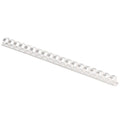 Fellowes Plastic Binding Combs 21 Ring 14mm Round White Pack 100