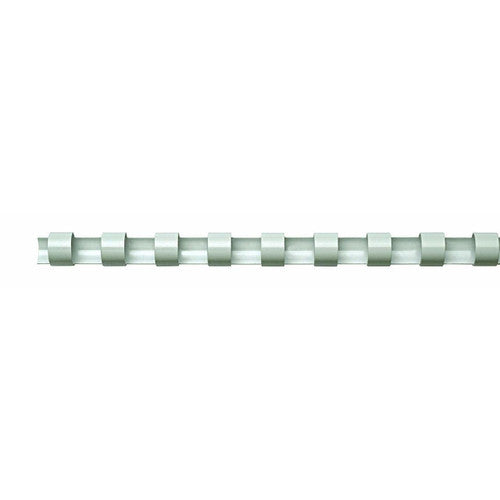 Fellowes Plastic Binding Combs 21 Ring 19mm Round White Pack 100