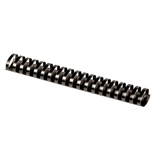 Fellowes Plastic Binding Combs 21 Ring 38mm Oval Black Pack 50