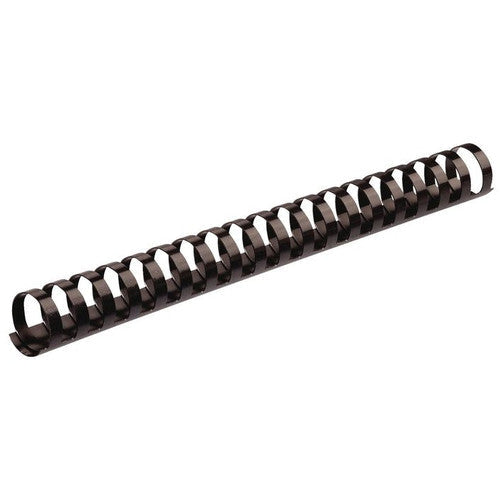 Fellowes Plastic Binding Combs 21 Ring 51mm Oval Black Pack 50
