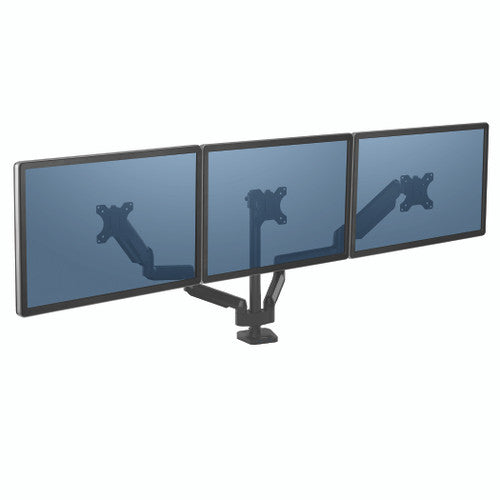 Fellowes Platinum Series Triple Monitor Arm Black