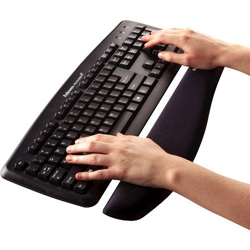 Fellowes PlushTouch Keyboard Wrist Rest Black 460.4mm