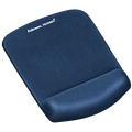Fellowes PlushTouch Mouse Pad Wrist Rest Blue
