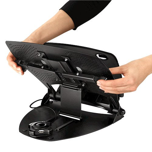 Fellowes Professional Series Laptop Workstation USB 6.8kg Black