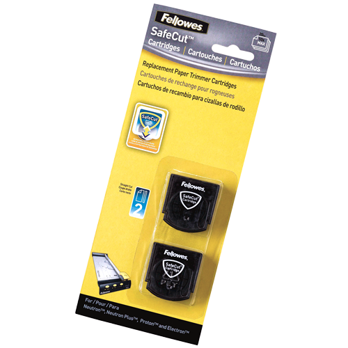 Fellowes SafeCut Trimmer Blades Straight Cut Pack 2