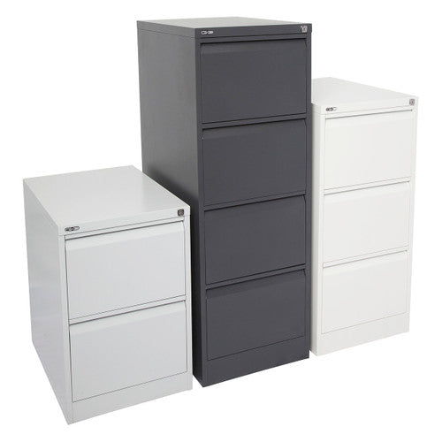 Rapidline Go Vertical Filing Cabinet 2 Drawer 460 x 620 x 705mm White China