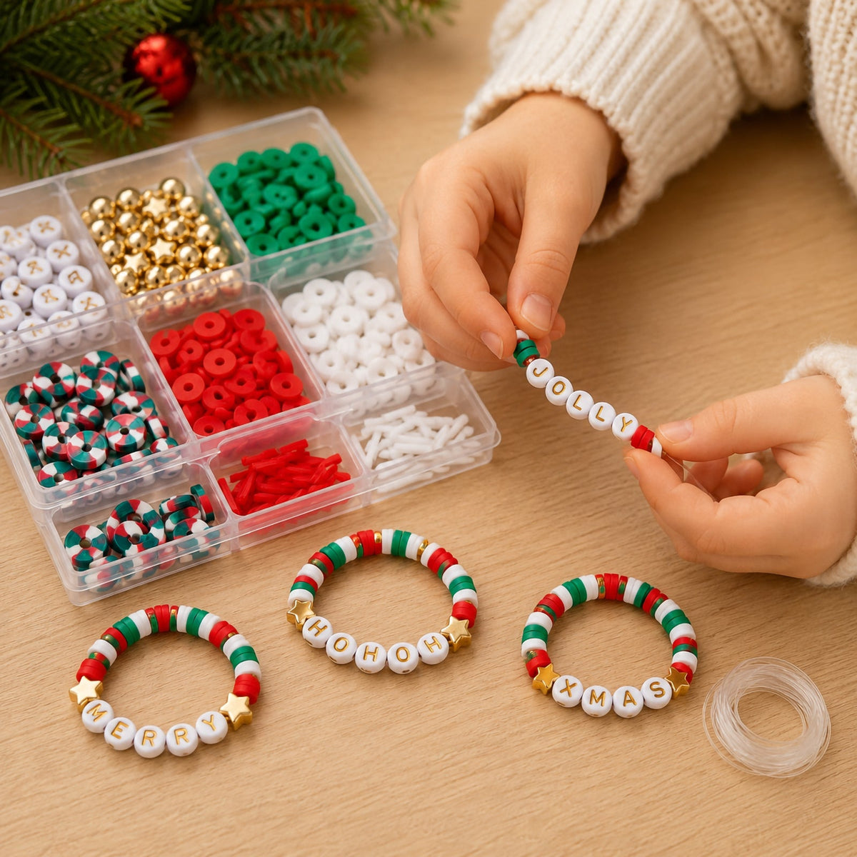 Friendship Bracelets Set Christmas