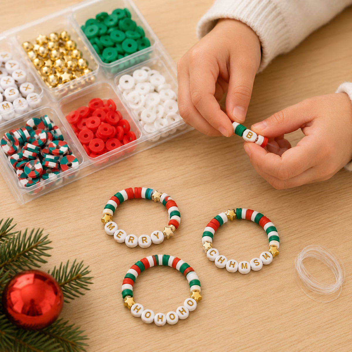Friendship Bracelets Set Christmas