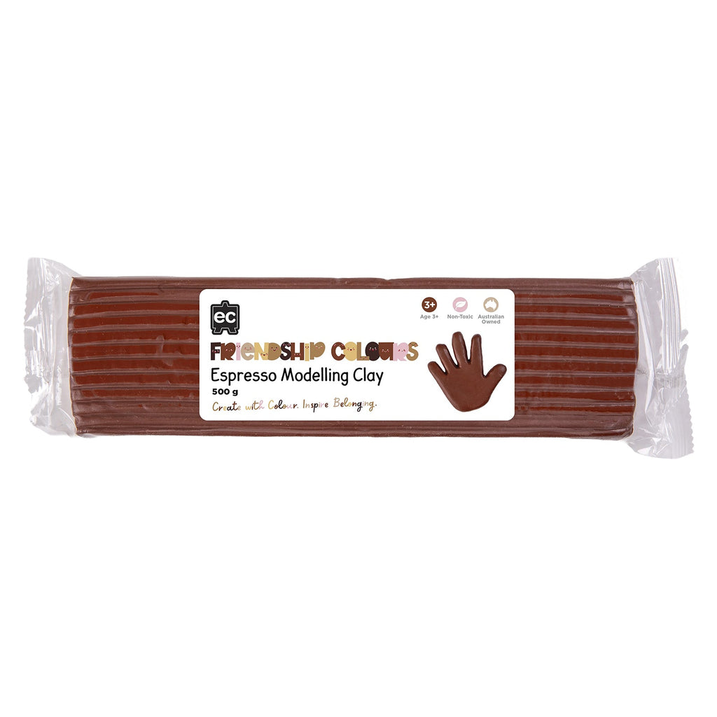 Friendship Colour Modelling Clay 500g Espresso