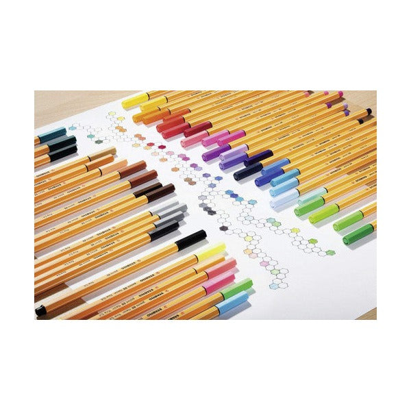 Stabilo Point 88 Fineliner Assorted Colours Wallet of 20