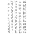 GBC Binding Wire 21 Loop 12mm Black Pack of 100
