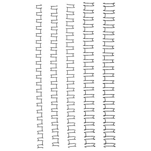 GBC Binding Wire 21 Loop 14mm Black Pack of 100