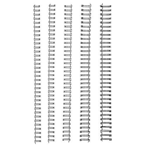 GBC Binding Wire 34 Loop 6mm Silver Pack of 100