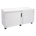 Rapidline Mobile Caddy Left Tambour Door 1050 x 500 x 615mm White
