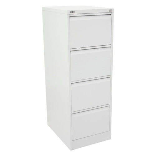 Rapidline Go Vertical Filing Cabinet 4 Drawer 460 x 620 x 1321mm White China