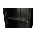 Rapidline Slotted Shelf Only Black for Go Tambour Door Cupboard 900mm W