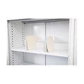 Rapidline Slotted Shelf Only White for Go Tambour Door Cupboard 1200mm W