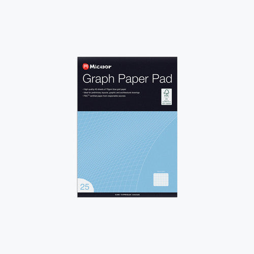 Micador Graph Pad A3 5mm 25 Sheets