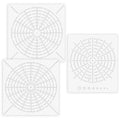 Easy Draw Mandala Stencils Pack of 3 Reusable Templates Symmetry and Pattern