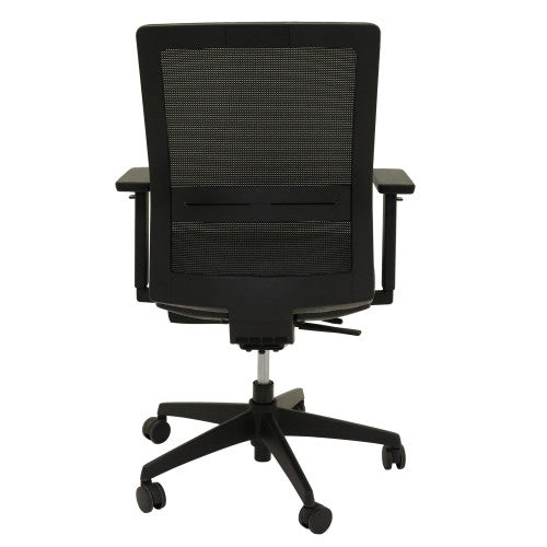 Rapidline Gesture Medium Mesh Back Task Chair Black Light Grey