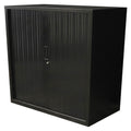 Rapidline Go Tambour Door Cupboard 1200 x 1016 x 473mm Black