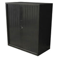 Rapidline Go Tambour Door Cupboard 900 x 1200 x 473mm Black