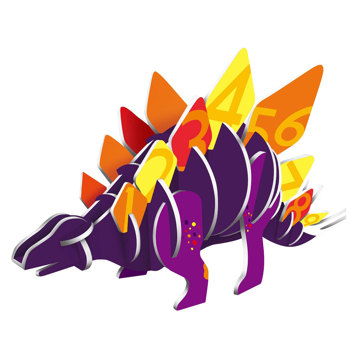 Giant 3D Puzzle Stomping Stegosaurus
