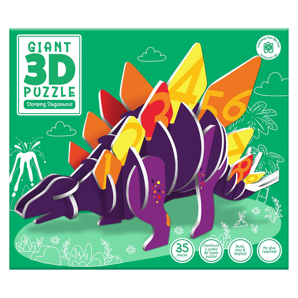 Giant 3D Puzzle Stomping Stegosaurus