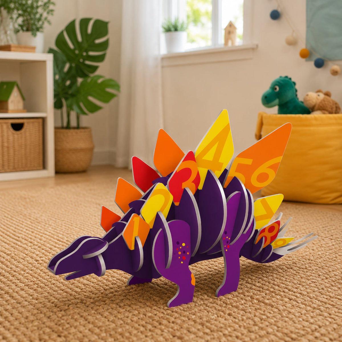 Giant 3D Puzzle Stomping Stegosaurus