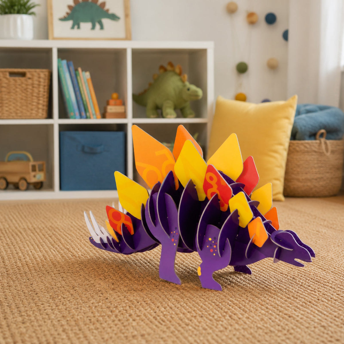 Giant 3D Puzzle Stomping Stegosaurus