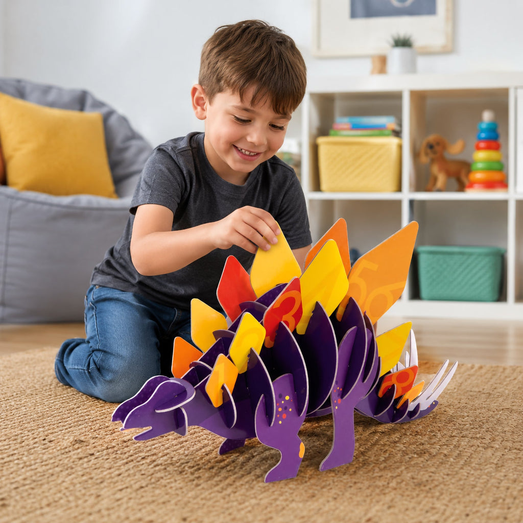 Giant 3D Puzzle Stomping Stegosaurus
