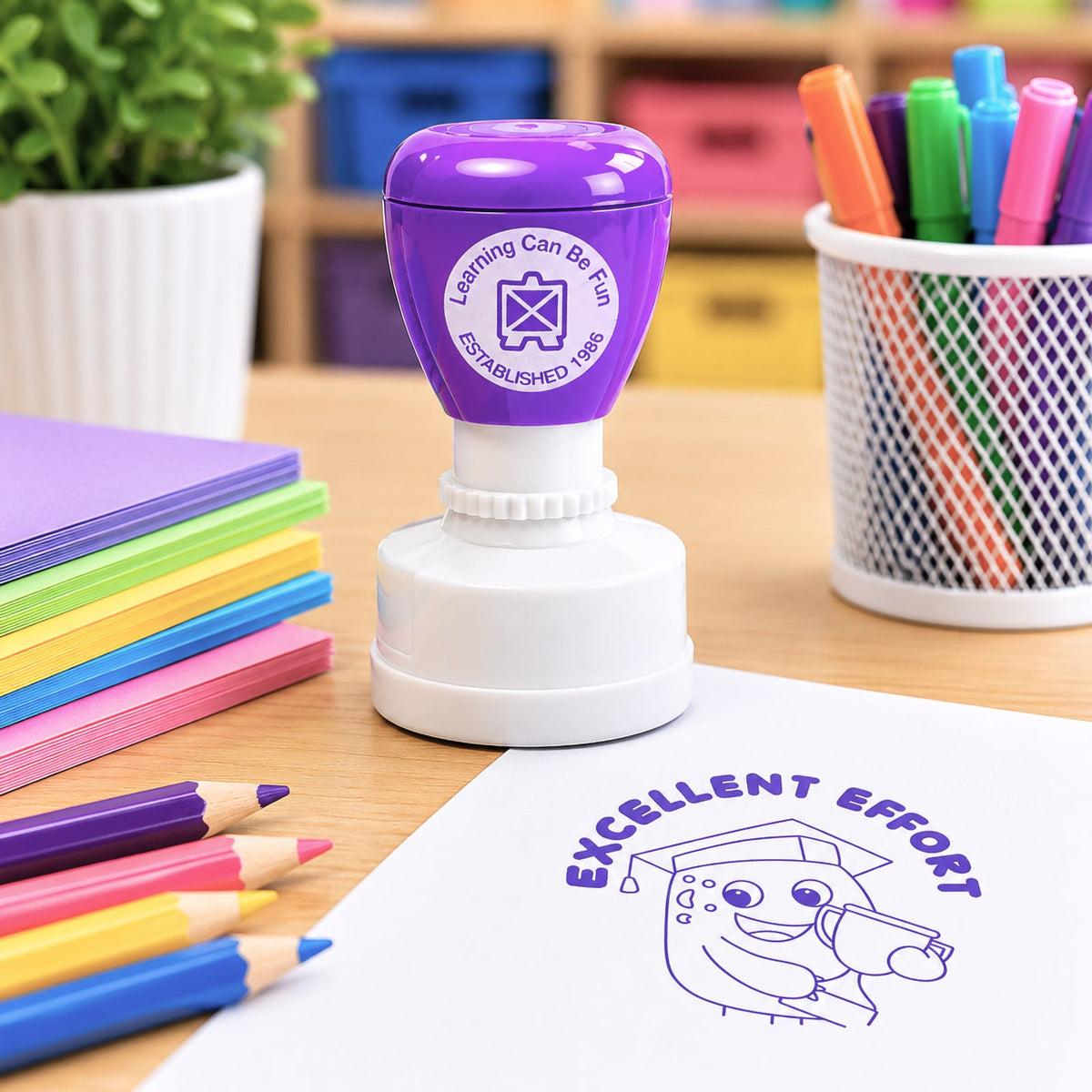 Giggle and Grow Excellent Effort Merit Stamp