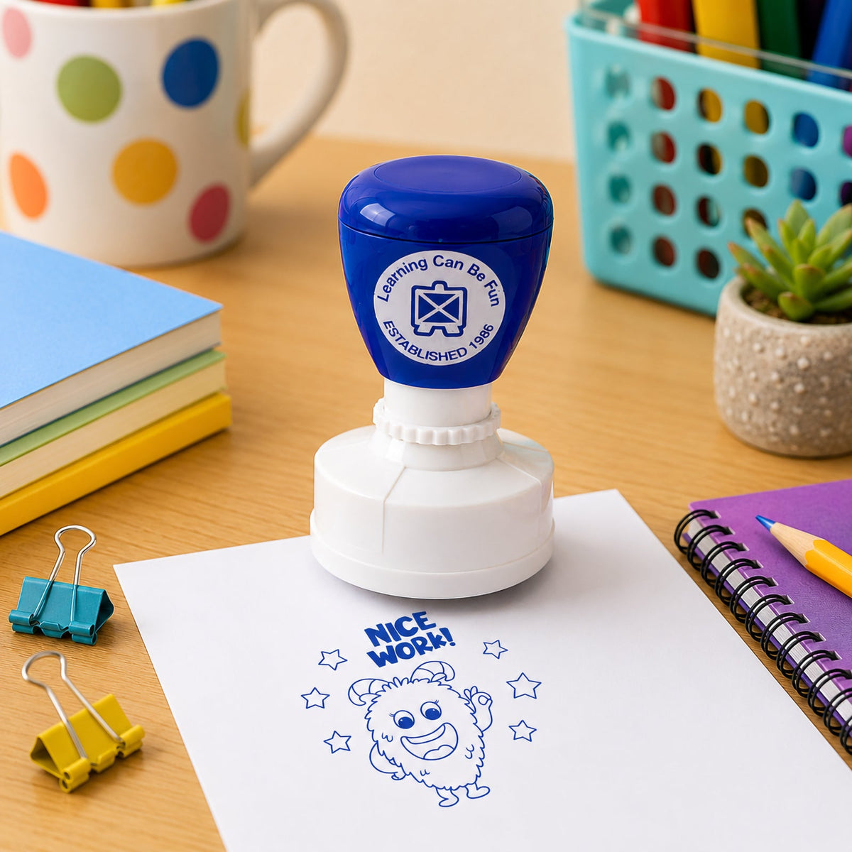 Giggle and Grow Nice Work Merit Stamp