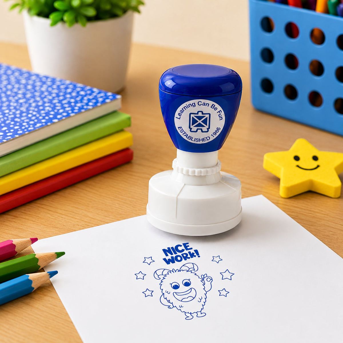 Giggle and Grow Nice Work Merit Stamp