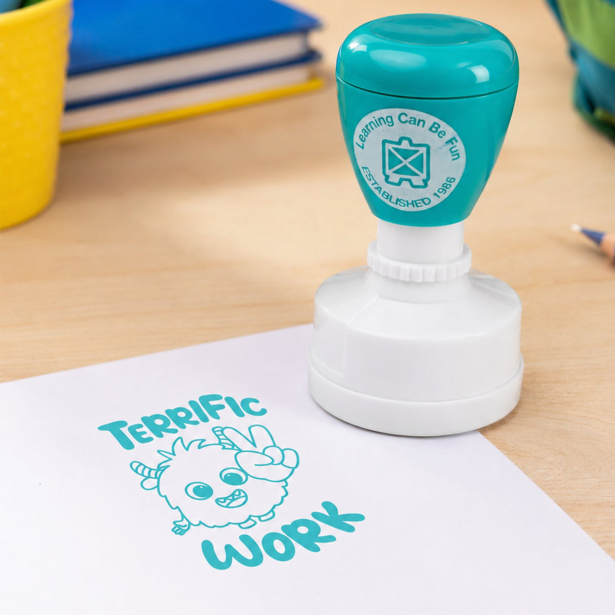 Giggle and Grow Terrific Work Merit Stamp