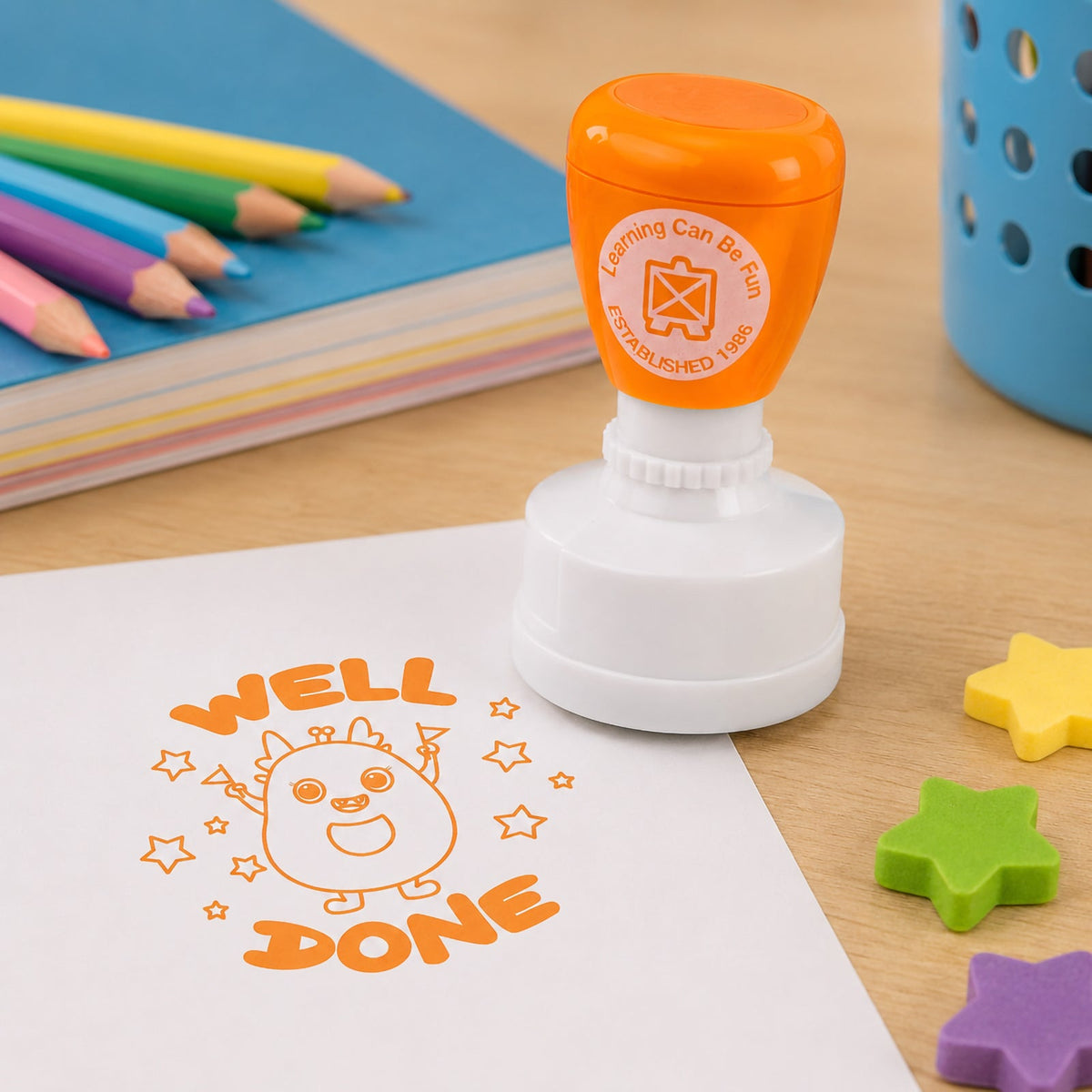 Giggle and Grow Well Done Merit Stamp