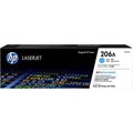 HP 206A Original LaserJet Toner Cartridge Cyan 1250 Pages