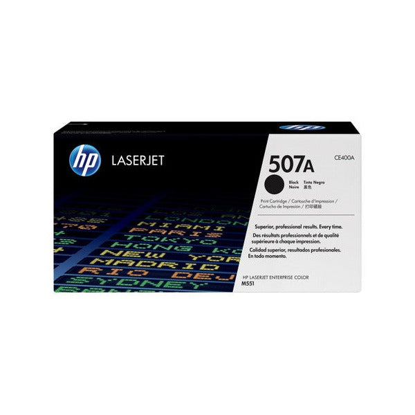 HP 507A Original LaserJet Toner Cartridge Black 5500 Pages