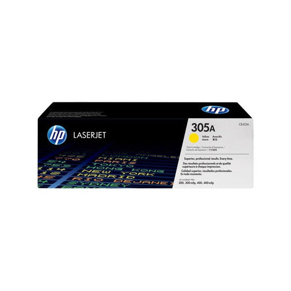 HP 305A Original LaserJet Toner Cartridge Yellow 2600 Pages
